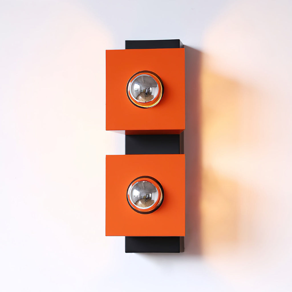 Square Iron Frame Wall Light