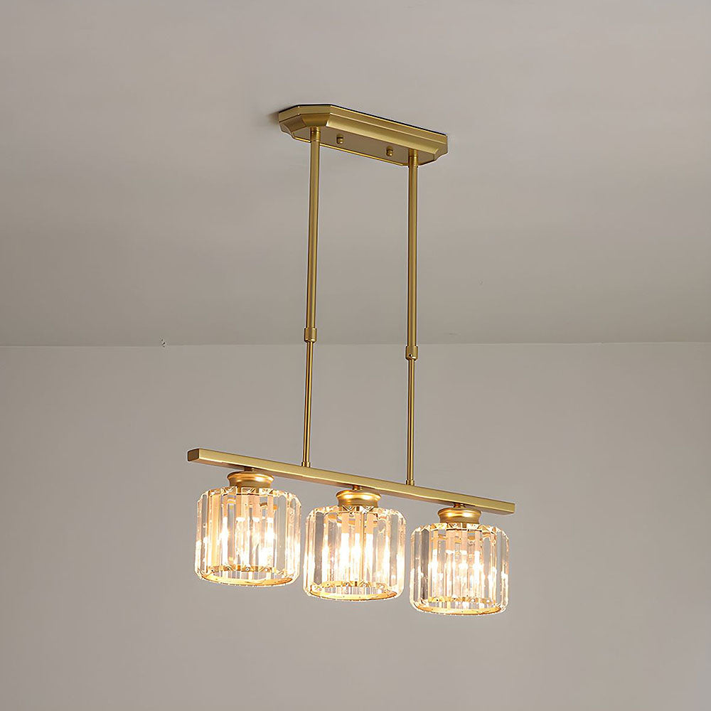 LineaArte: Designer Chandelier Glass & Iron Modern – Decorative & Functional for Living Room & Dining Room