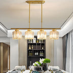 LineaArte: Designer Chandelier Glass & Iron Modern – Decorative & Functional for Living Room & Dining Room