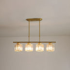 LineaArte: Designer Chandelier Glass & Iron Modern – Decorative & Functional for Living Room & Dining Room