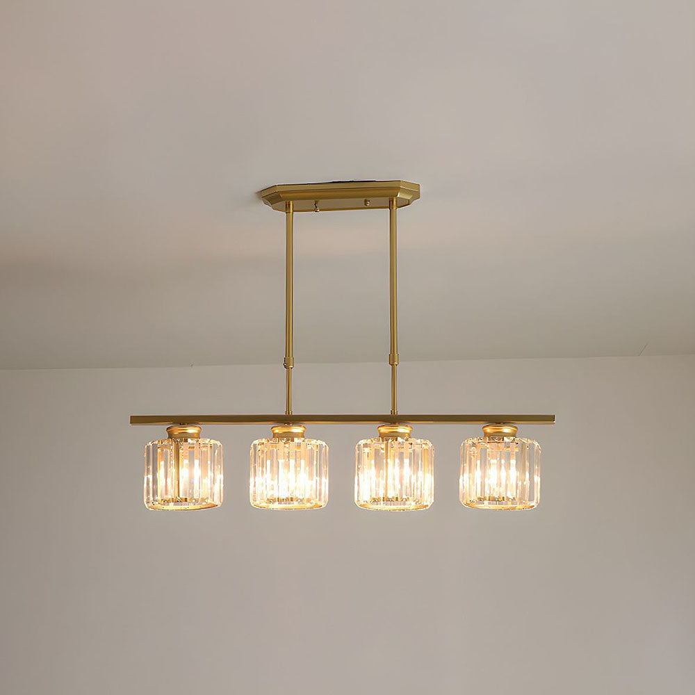LineaArte: Designer Chandelier Glass & Iron Modern – Decorative & Functional for Living Room & Dining Room
