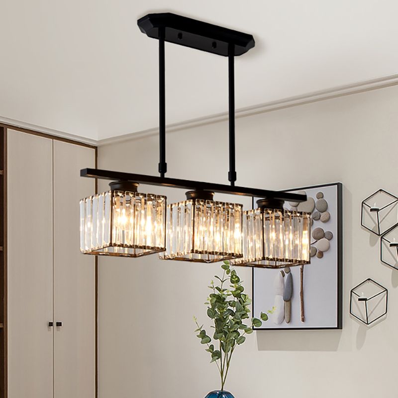 LineaArte: Designer Chandelier Glass & Iron Modern – Decorative & Functional for Living Room & Dining Room