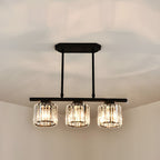 LineaArte: Designer Chandelier Glass & Iron Modern – Decorative & Functional for Living Room & Dining Room