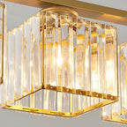 LineaArte: Designer Chandelier Glass & Iron Modern – Decorative & Functional for Living Room & Dining Room