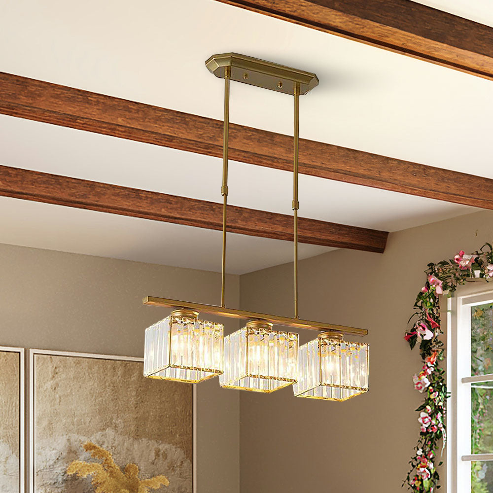 LineaArte: Designer Chandelier Glass & Iron Modern – Decorative & Functional for Living Room & Dining Room