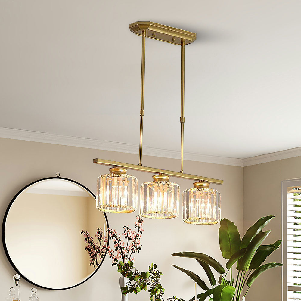 LineaArte: Designer Chandelier Glass & Iron Modern – Decorative & Functional for Living Room & Dining Room