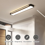 LineaLux: Linear LED Ceiling Light – Modern Surface-Mounted Lamp for Hallway & Kitchen