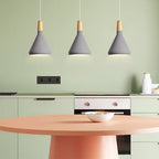 LineaMacaron: Creative Pendant Light Wood Modern – Decorative & Energy Efficient for Dining Room & Kitchen