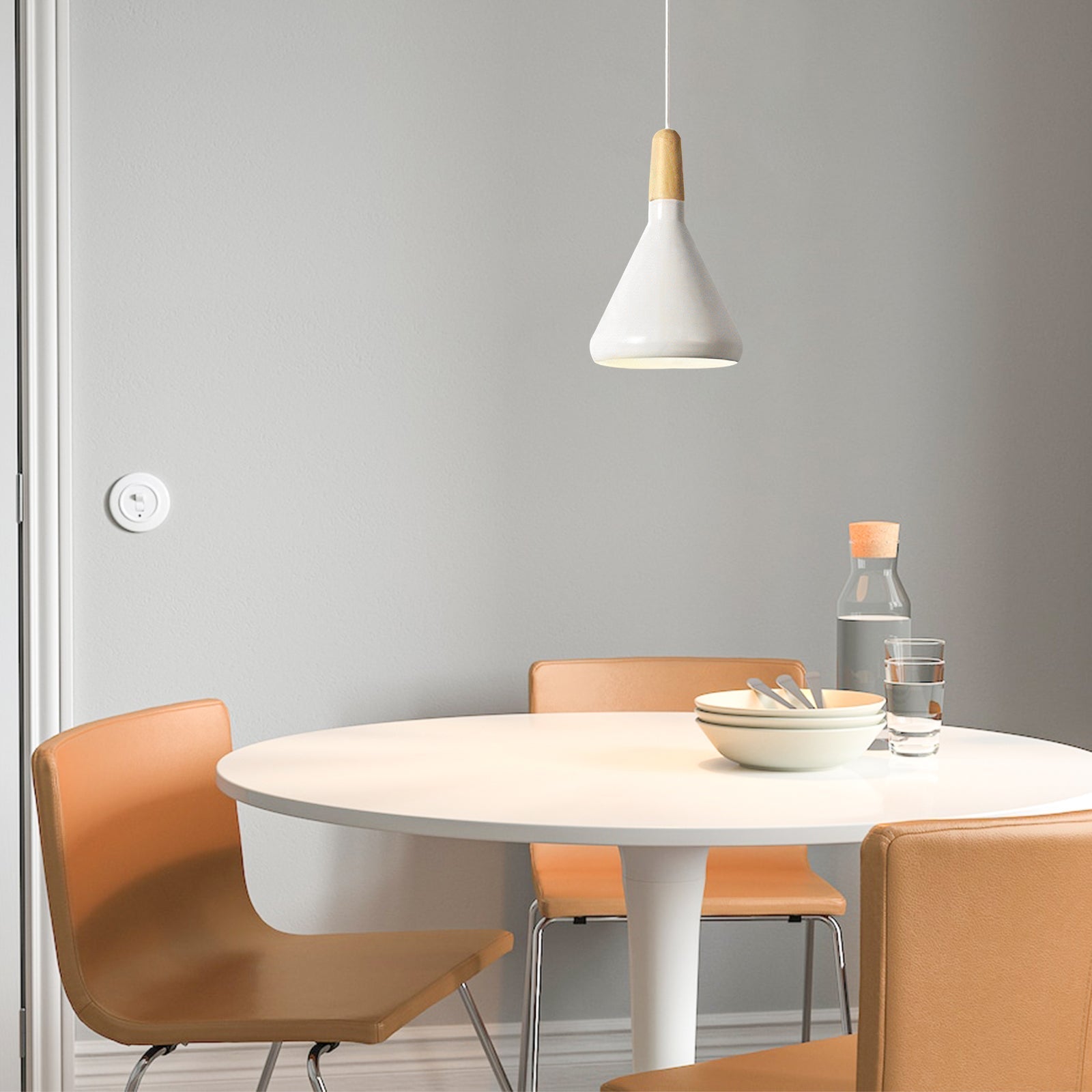 LineaMacaron: Creative Pendant Light Wood Modern – Decorative & Energy Efficient for Dining Room & Kitchen