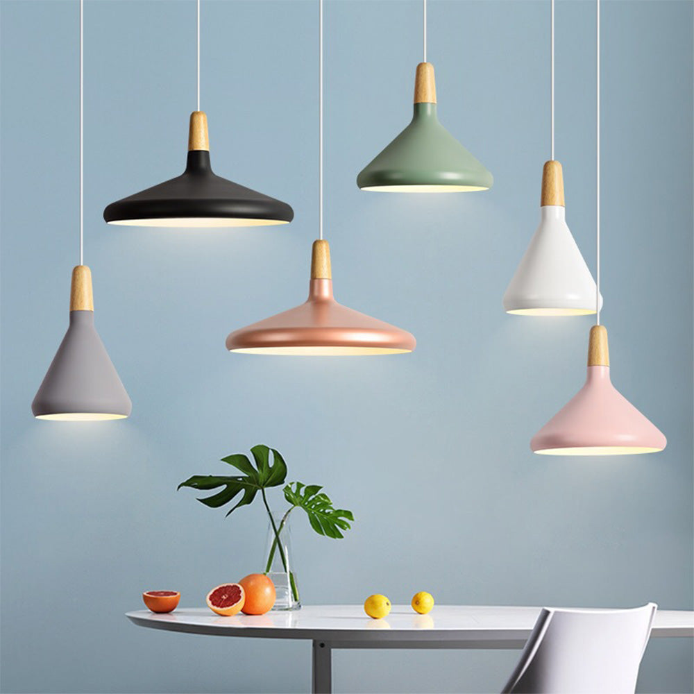 LineaMacaron: Creative Pendant Light Wood Modern – Decorative & Energy Efficient for Dining Room & Kitchen