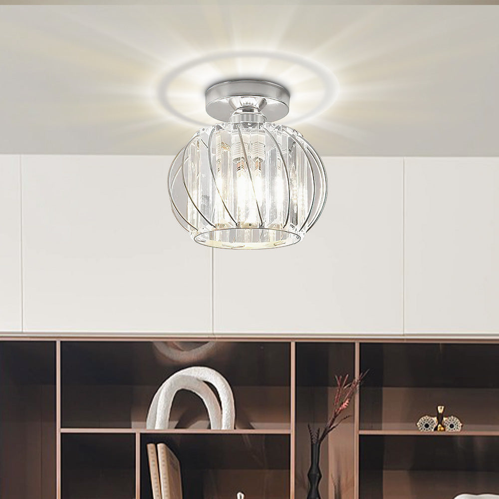 LineaScandi: Modern Ceiling Light Glass with Black Finish – Elegant & Easy to Maintain for Hallway & Dining Room