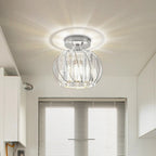 LineaScandi: Modern Ceiling Light Glass with Black Finish – Elegant & Easy to Maintain for Hallway & Dining Room