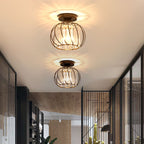 LineaScandi: Modern Ceiling Light Glass with Black Finish – Elegant & Easy to Maintain for Hallway & Dining Room