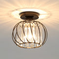 LineaScandi: Modern Ceiling Light Glass with Black Finish – Elegant & Easy to Maintain for Hallway & Dining Room