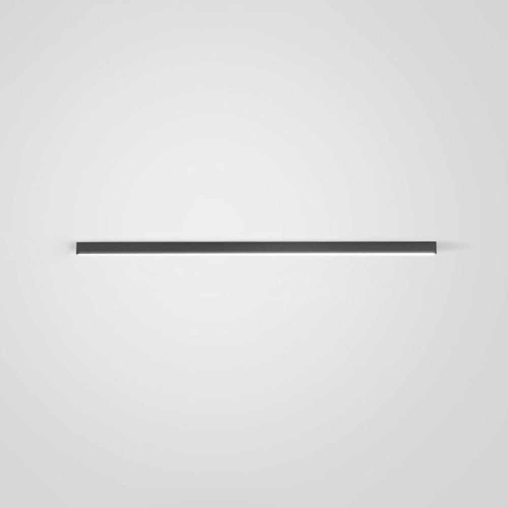 Linearo: Modern LED Ceiling Light – Linear Metal Lamp in Black for Living Room & Bedroom