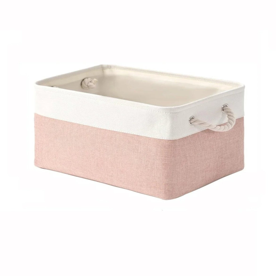 Linen Storage Basket Eco Friendly Linen Lightweight Household Organizer