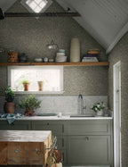 Livia Wallpaper | Floral Clematis & Honeysuckle Design