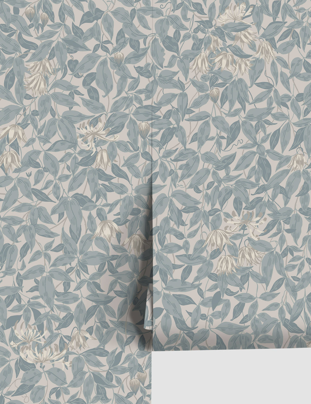 Liora Floral Wallpaper | Clematis & Honeysuckle Design