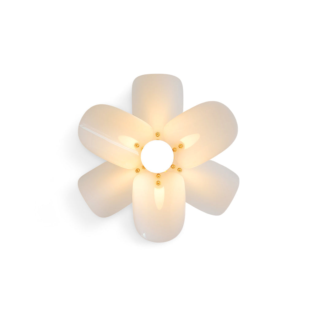 Acrylic Petal Wall & Ceiling Sconce