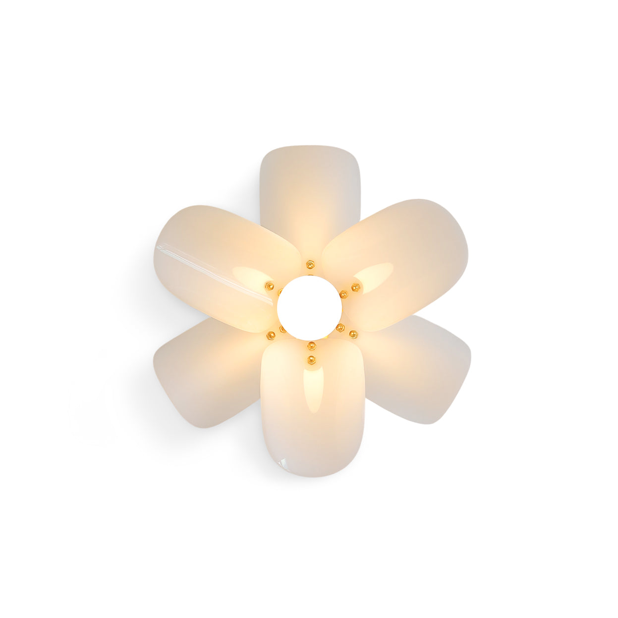 Acrylic Petal Wall & Ceiling Sconce