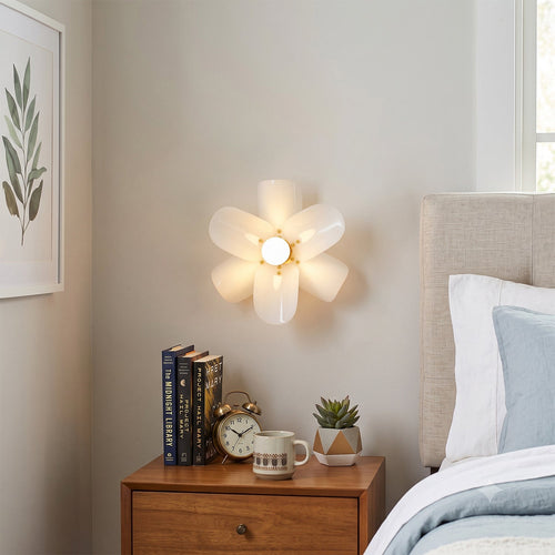 Acrylic Petal Wall & Ceiling Sconce