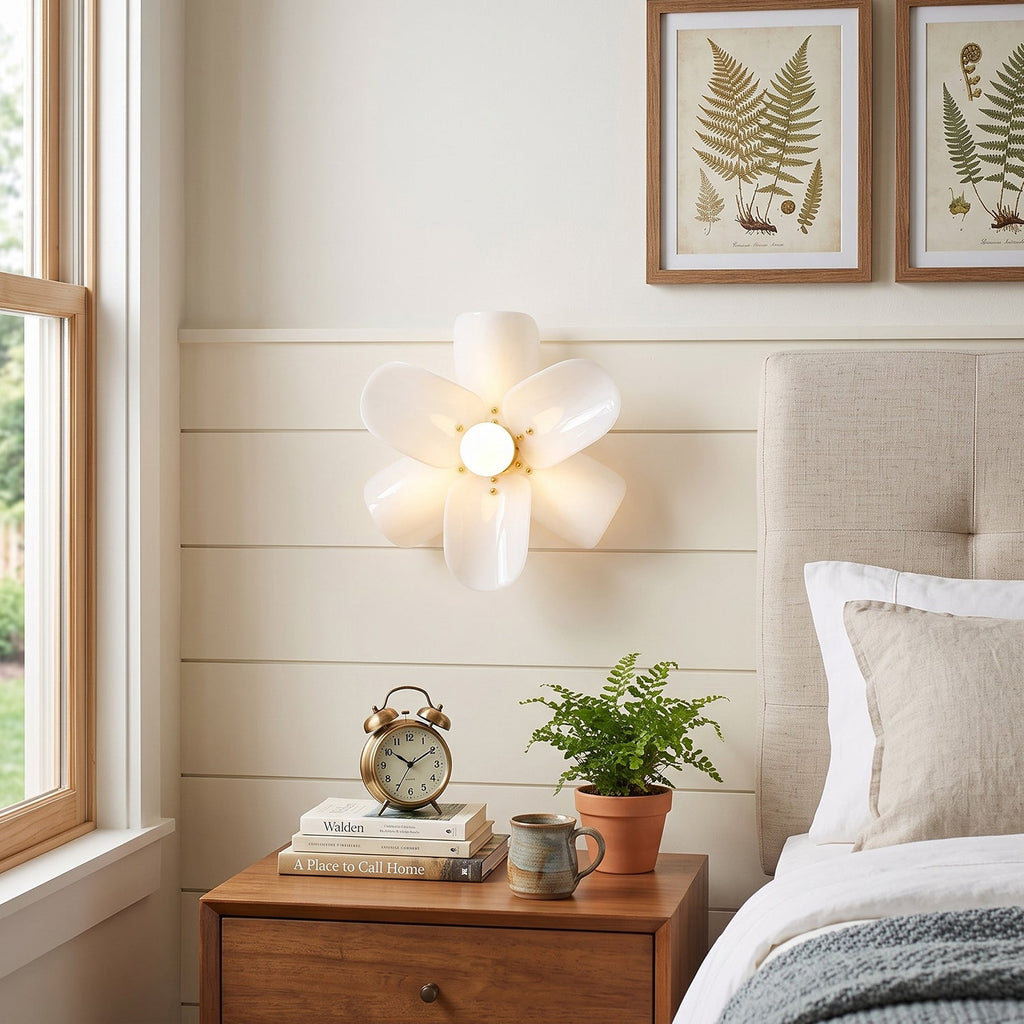 Acrylic Petal Wall & Ceiling Sconce