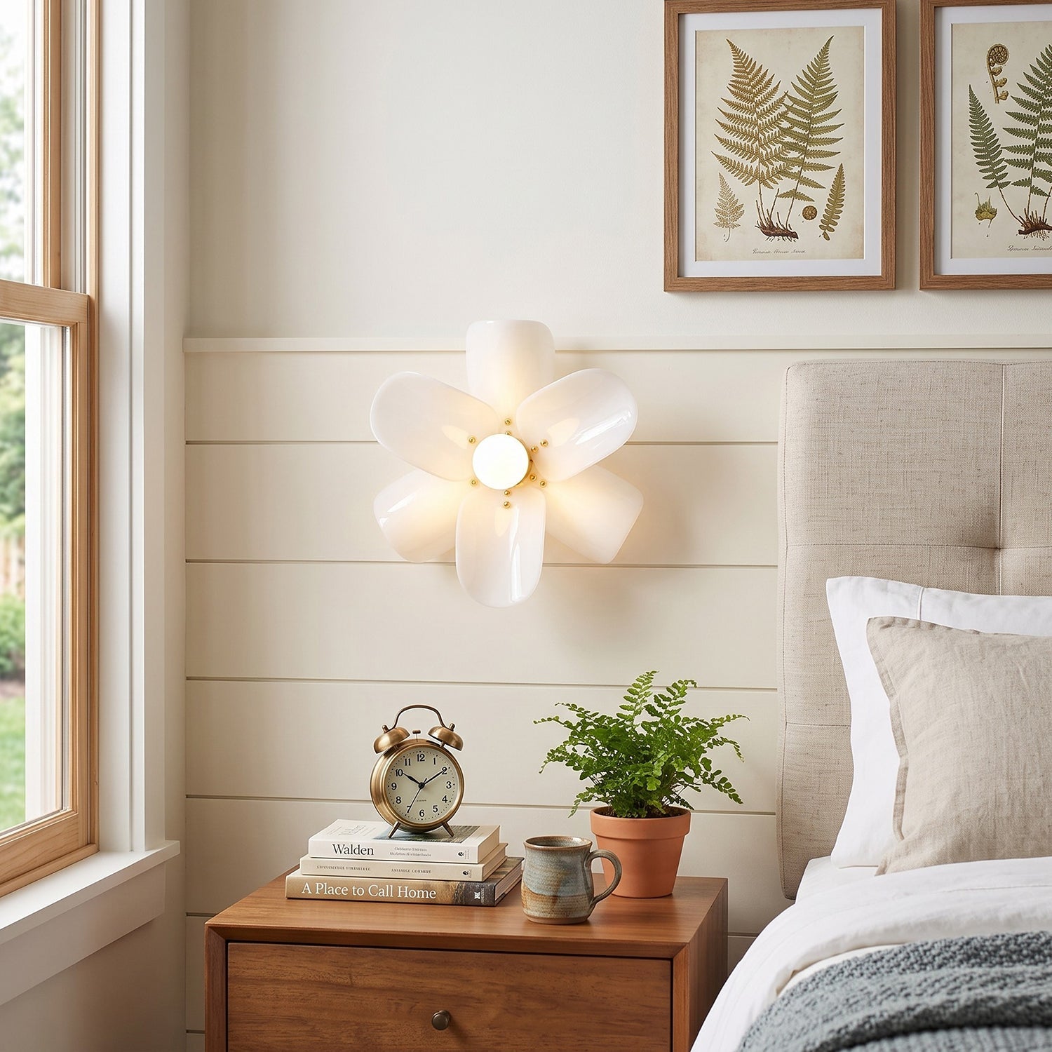 Acrylic Petal Wall & Ceiling Sconce