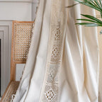 LinoBoho: Curtains in Boho Style – Semi-Transparent and Decorative for Living Rooms