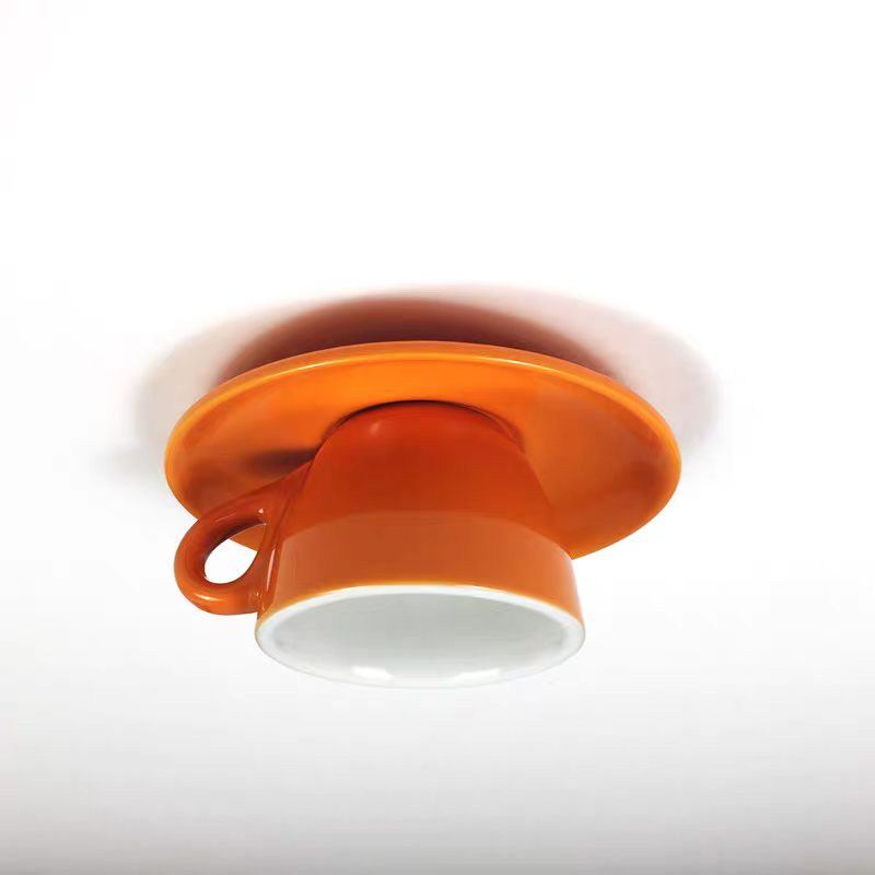 Liora: Ceramic Ceiling Light in Cup Shape – for Bedrooms & Living Rooms