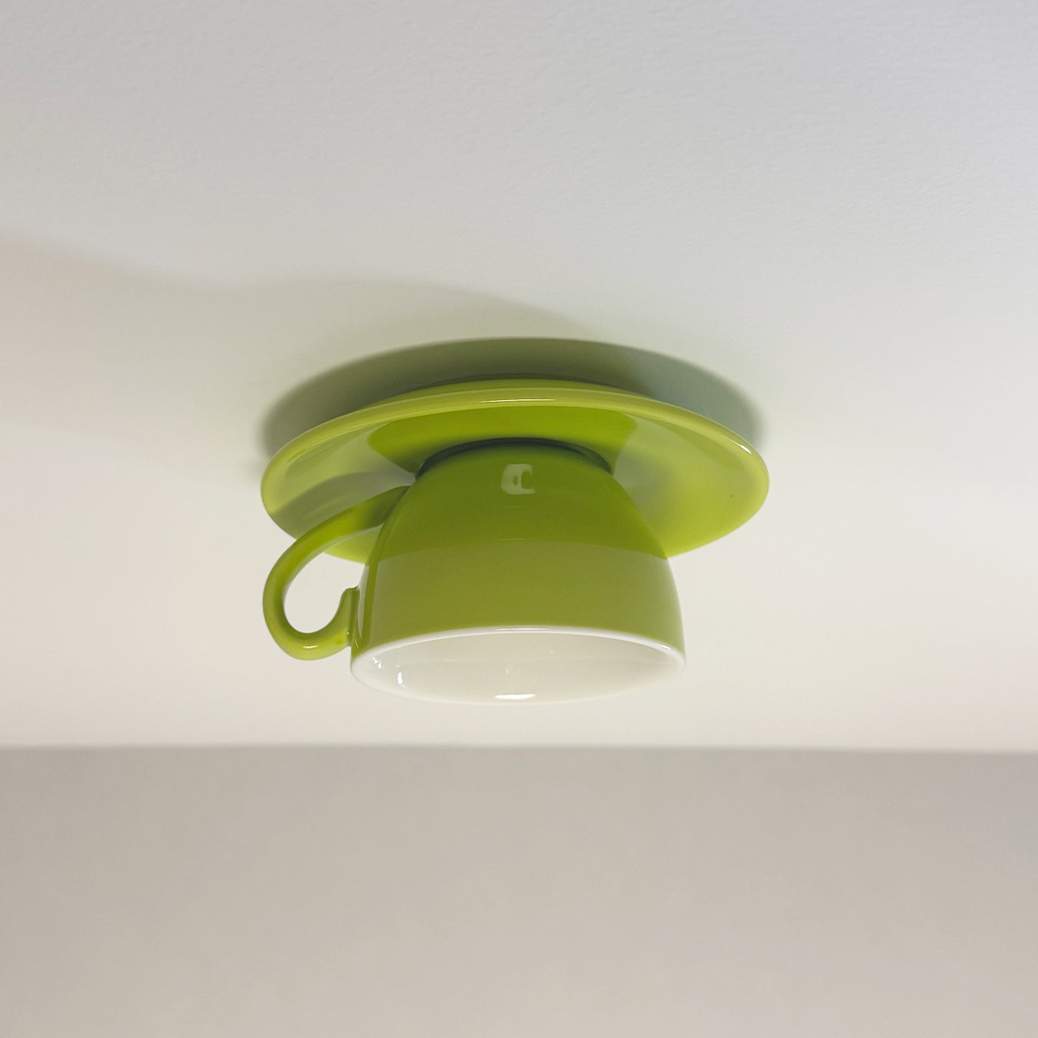 Liora: Ceramic Ceiling Light in Cup Shape – for Bedrooms & Living Rooms