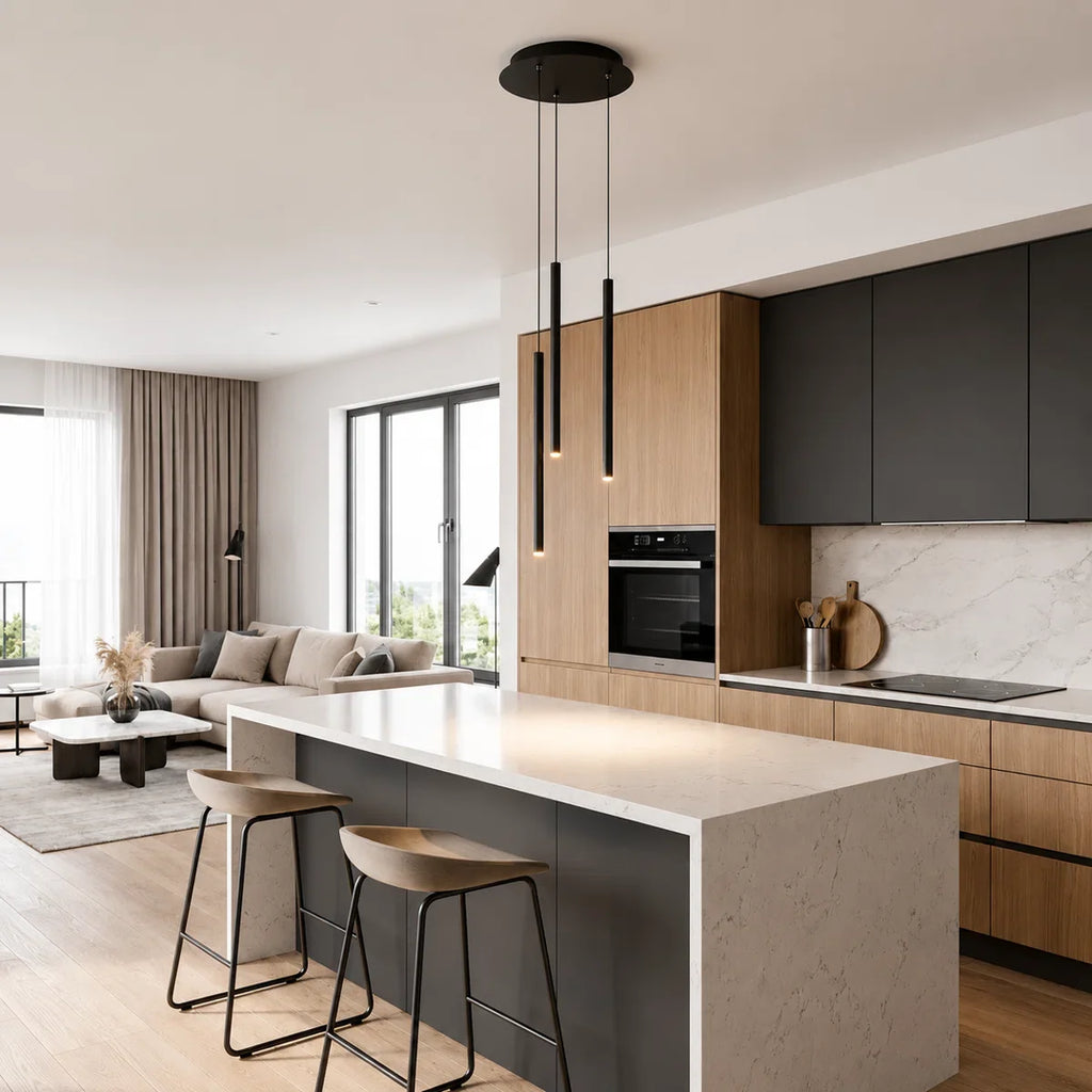 Liora cluster pendant lamp with 3 light points