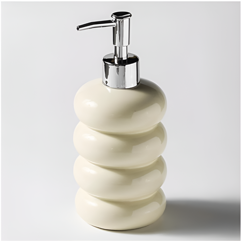 Liquid Soap Dispenser Refillable Spherical Design Press Pump