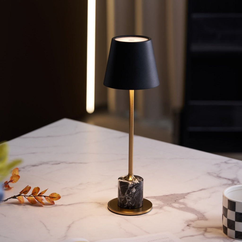 Mini Marble Cordless Table Lamp (Rechargeable)