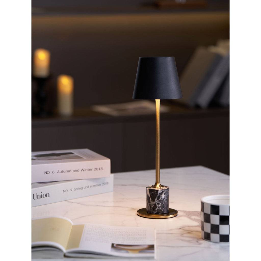 Mini Marble Cordless Table Lamp (Rechargeable)