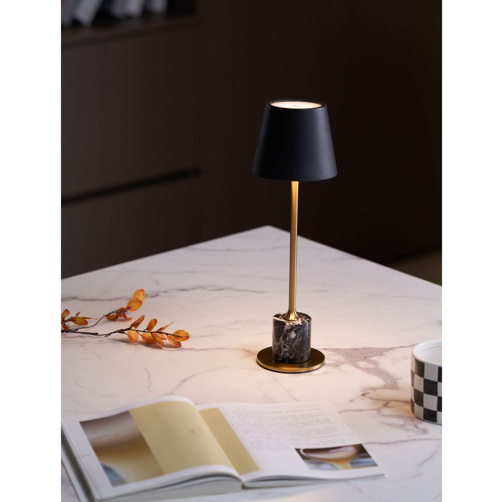 Mini Marble Cordless Table Lamp (Rechargeable)