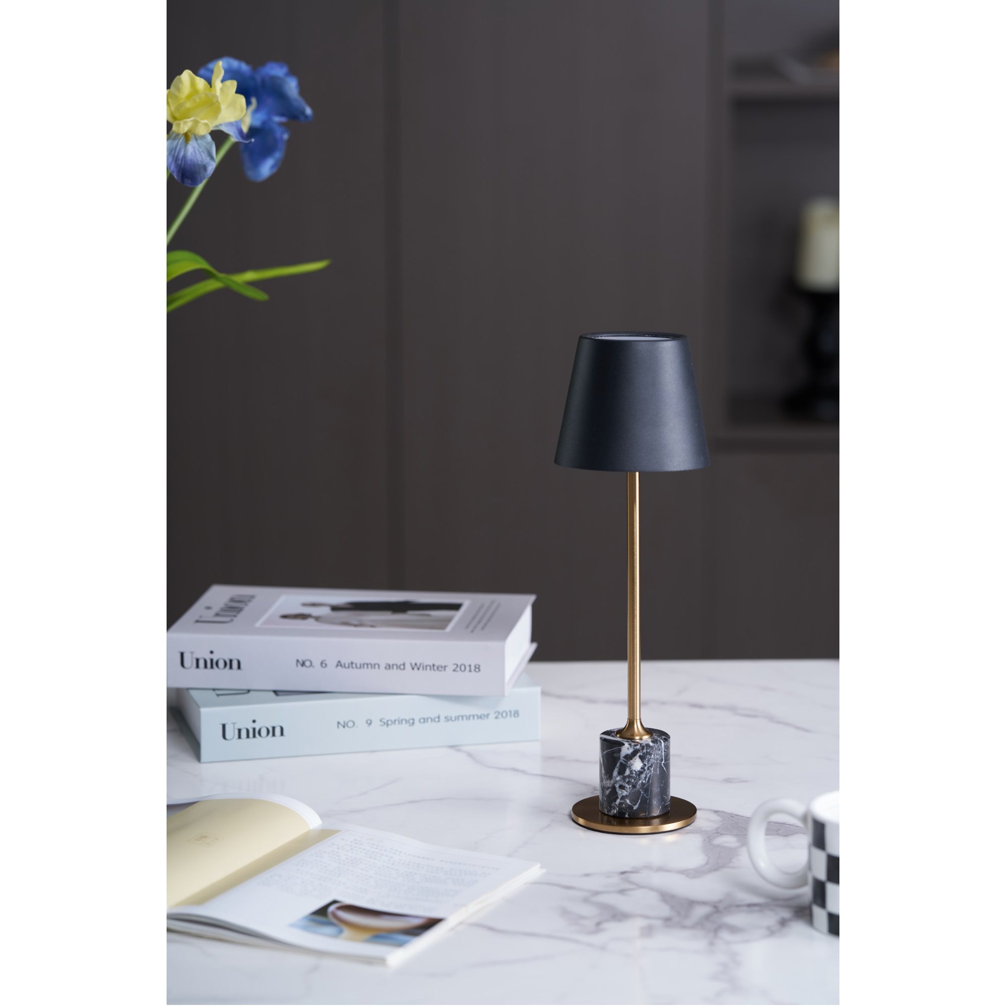 Mini Marble Cordless Table Lamp (Rechargeable)