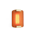 Hand-Poured Textured Resin Wall Sconce
