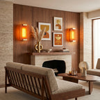 Hand-Poured Textured Resin Wall Sconce