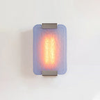 Hand-Poured Textured Resin Wall Sconce