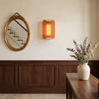 Hand-Poured Textured Resin Wall Sconce