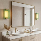 Hand-Poured Textured Resin Wall Sconce