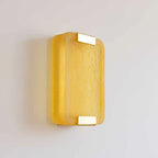 Hand-Poured Textured Resin Wall Sconce