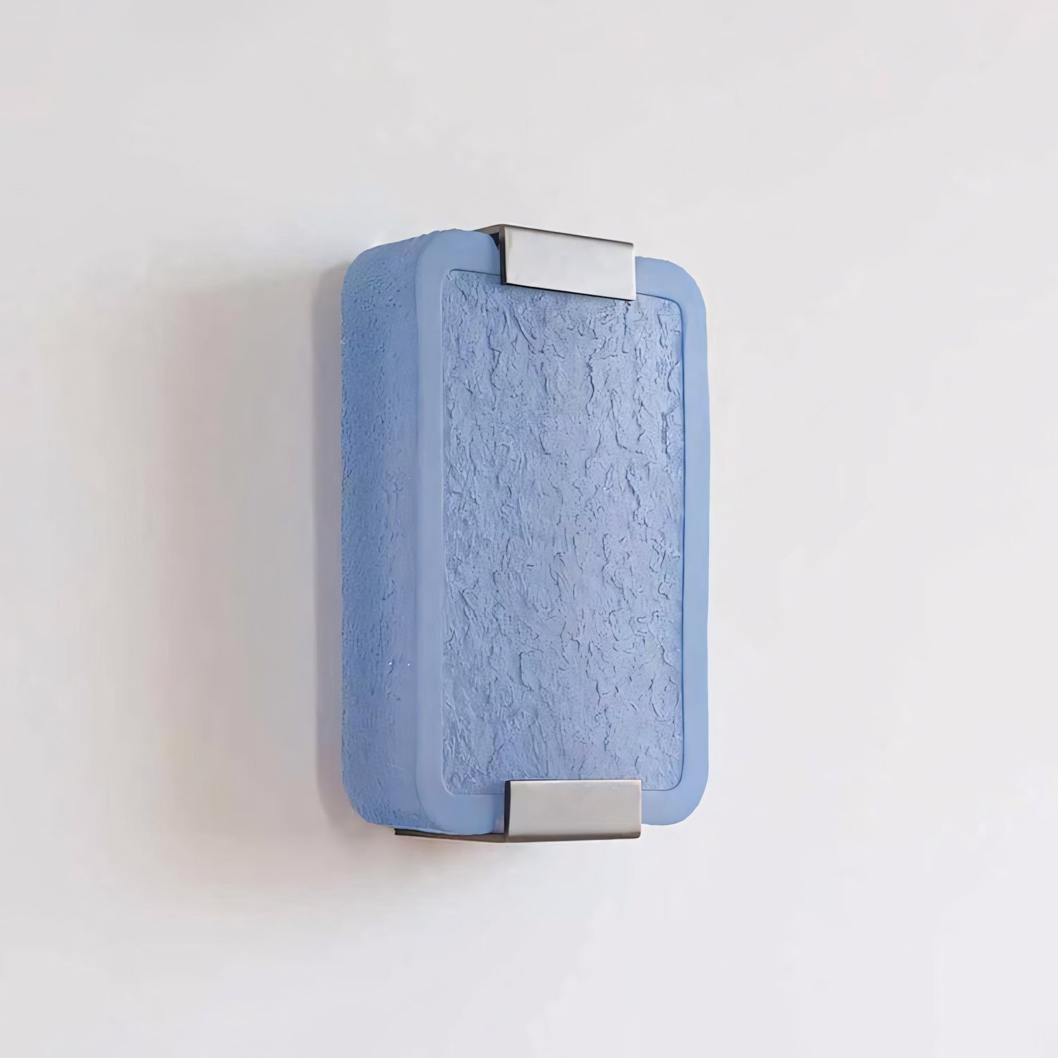 Hand-Poured Textured Resin Wall Sconce