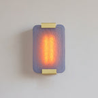 Hand-Poured Textured Resin Wall Sconce