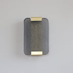 Hand-Poured Textured Resin Wall Sconce