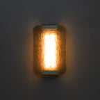 Hand-Poured Textured Resin Wall Sconce