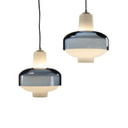 Elyssor – Glass Hanging Lamp with Layered Natural Shape Design