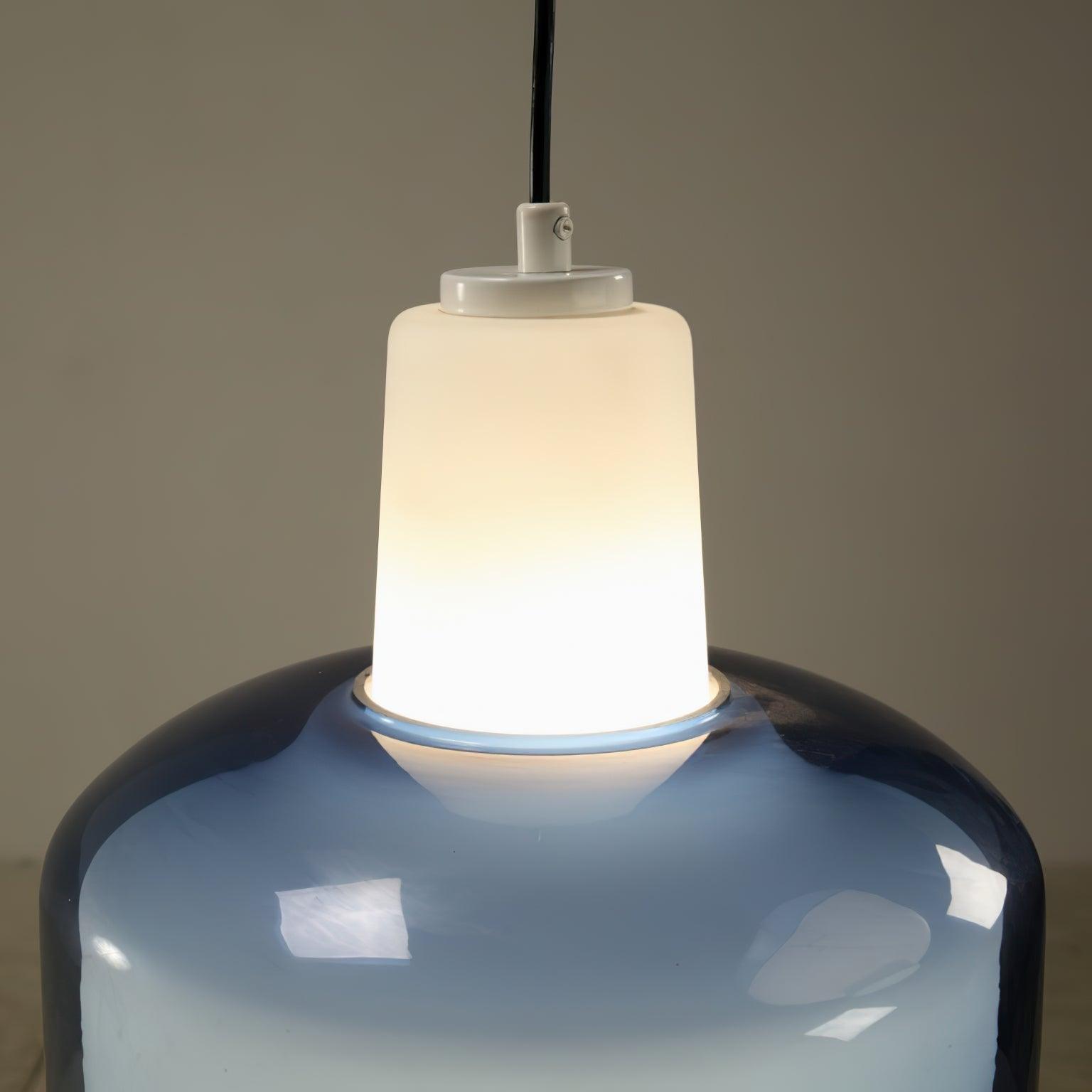 Elyssor – Glass Hanging Lamp with Layered Natural Shape Design