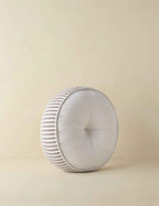 Luna Striped Disc Pillow | Chic Outdoor Accent