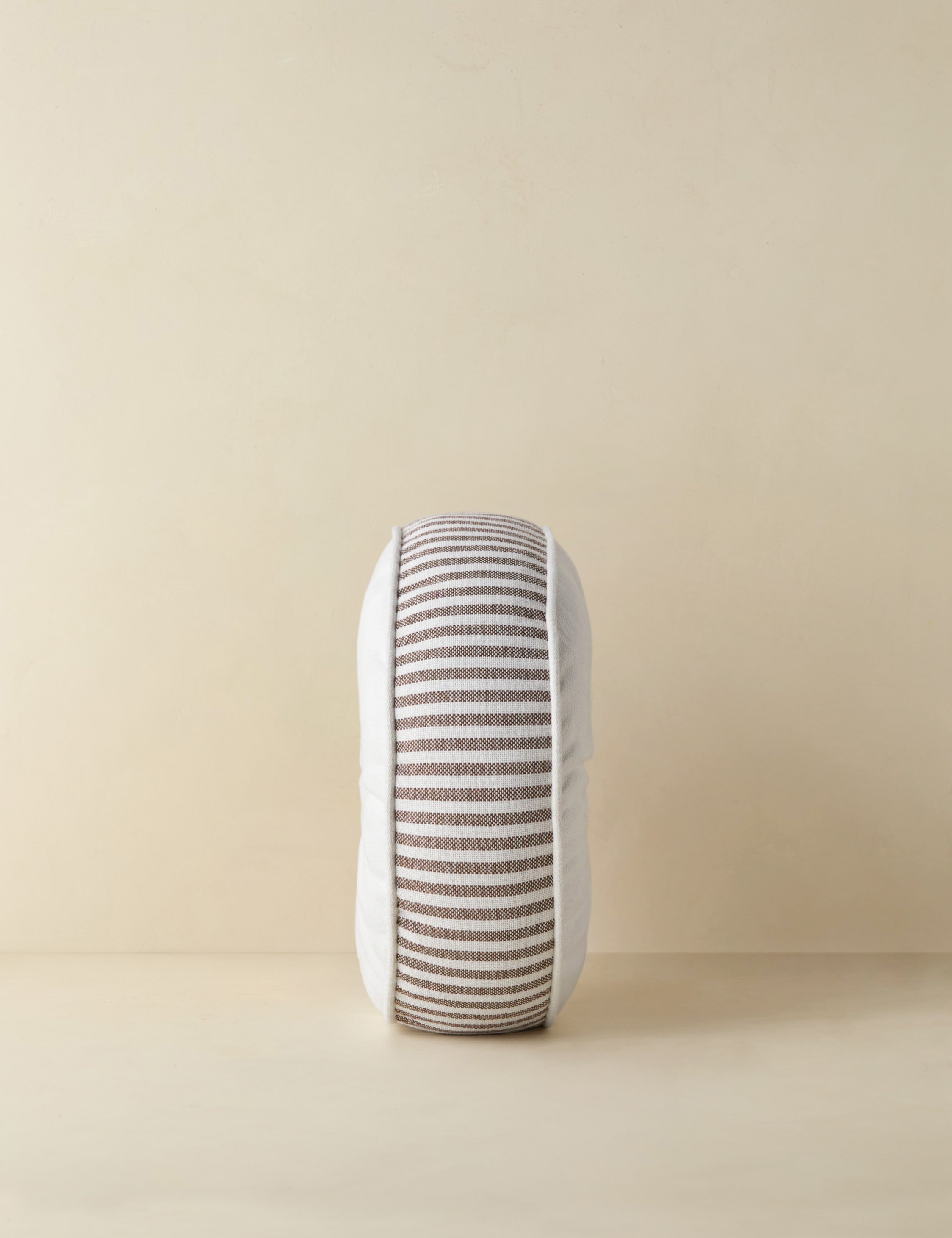 Luna Striped Disc Pillow | Chic Outdoor Accent